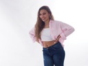Camisa 100% Puro Lino Rosa