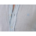Camisa 100% Puro Lino Celeste