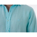 Camisa 100% Puro LinoTurquesa